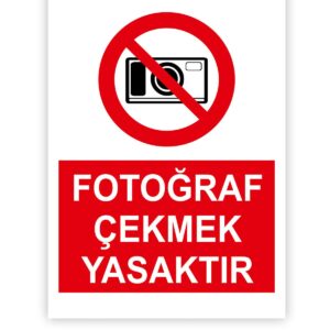 fotograf cekmek yasaktir le