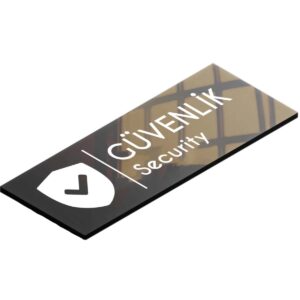 guvenlik kapi tabelasi