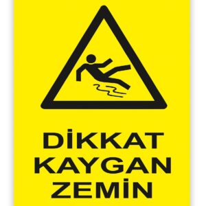 kaygan zemin levhasi