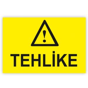 tehlike levhasi