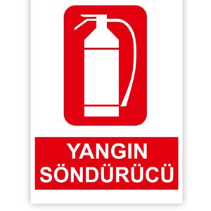 yangin sondurucu levhasi